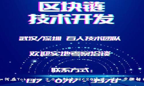 如何在Tokenim 2.0上创建TRC20通道，详细步骤解析